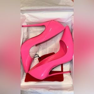 super sexy hot pink Christian Louboutin heels